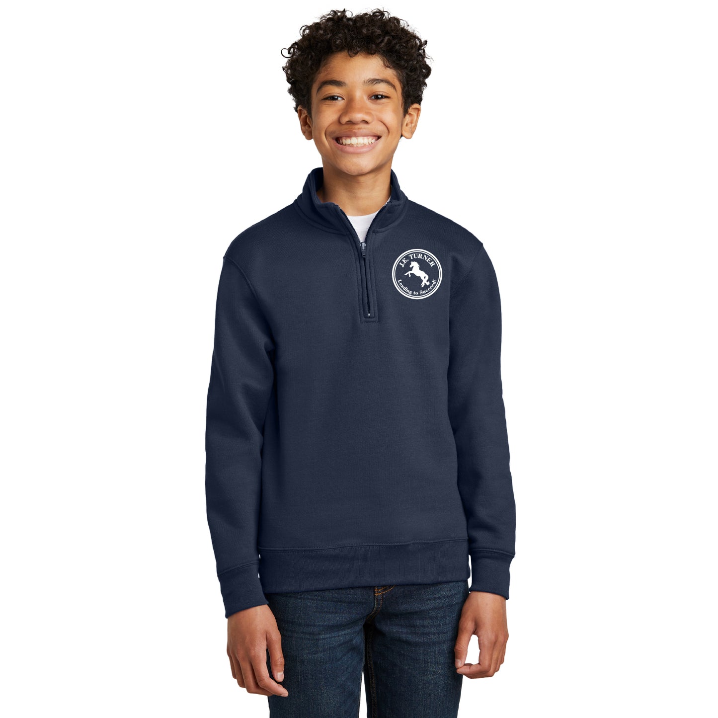 J.E. Turner 1/4-Zip Fleece Pullover