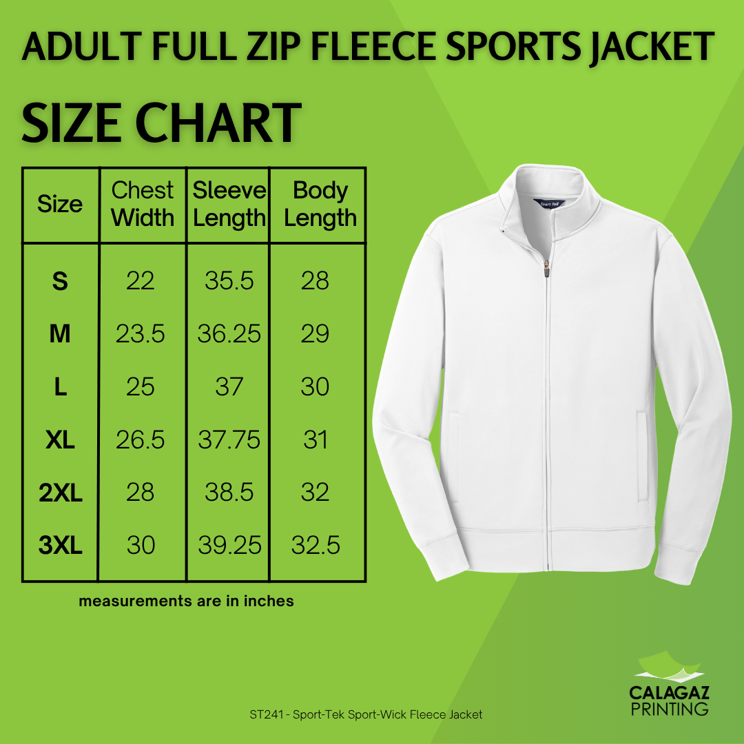 2026 J.E. Turner Full Zip Fleece Sports Jacket