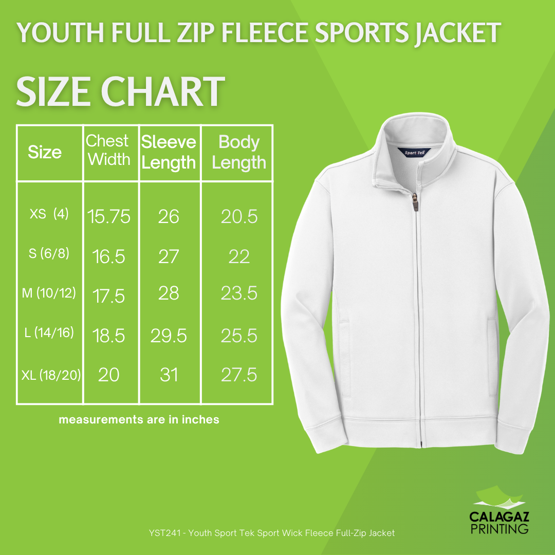 2026 J.E. Turner Full Zip Fleece Sports Jacket